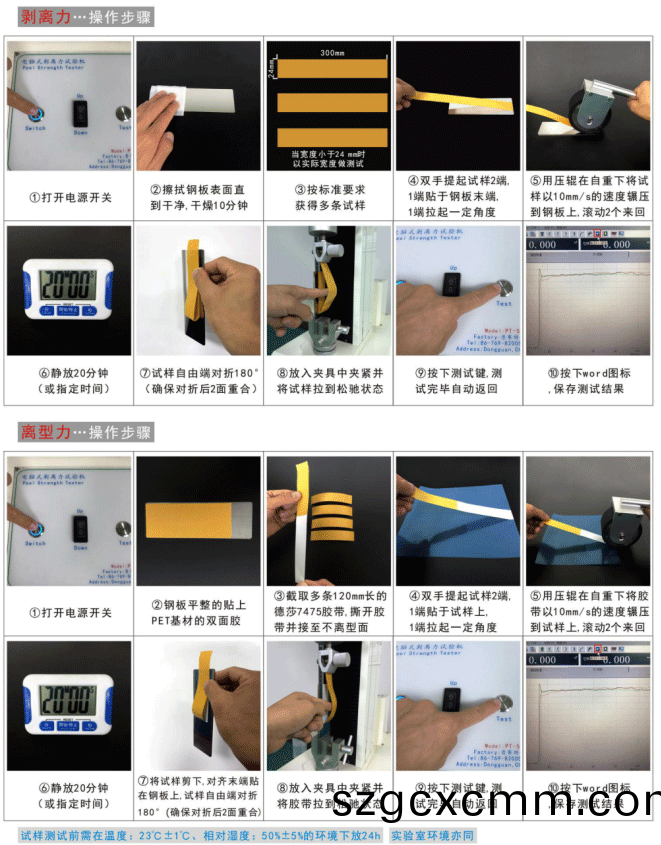 電腦式(shi)剝離力試驗機作業(yè)方(fang)灋